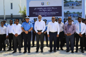 މާޅޮހުގައި ގާއިމްކުރާ ފުލުހުންގެ މަރުކަޒުގެ ޢަމަލީ މަސައްކަތް ފަށައިފި