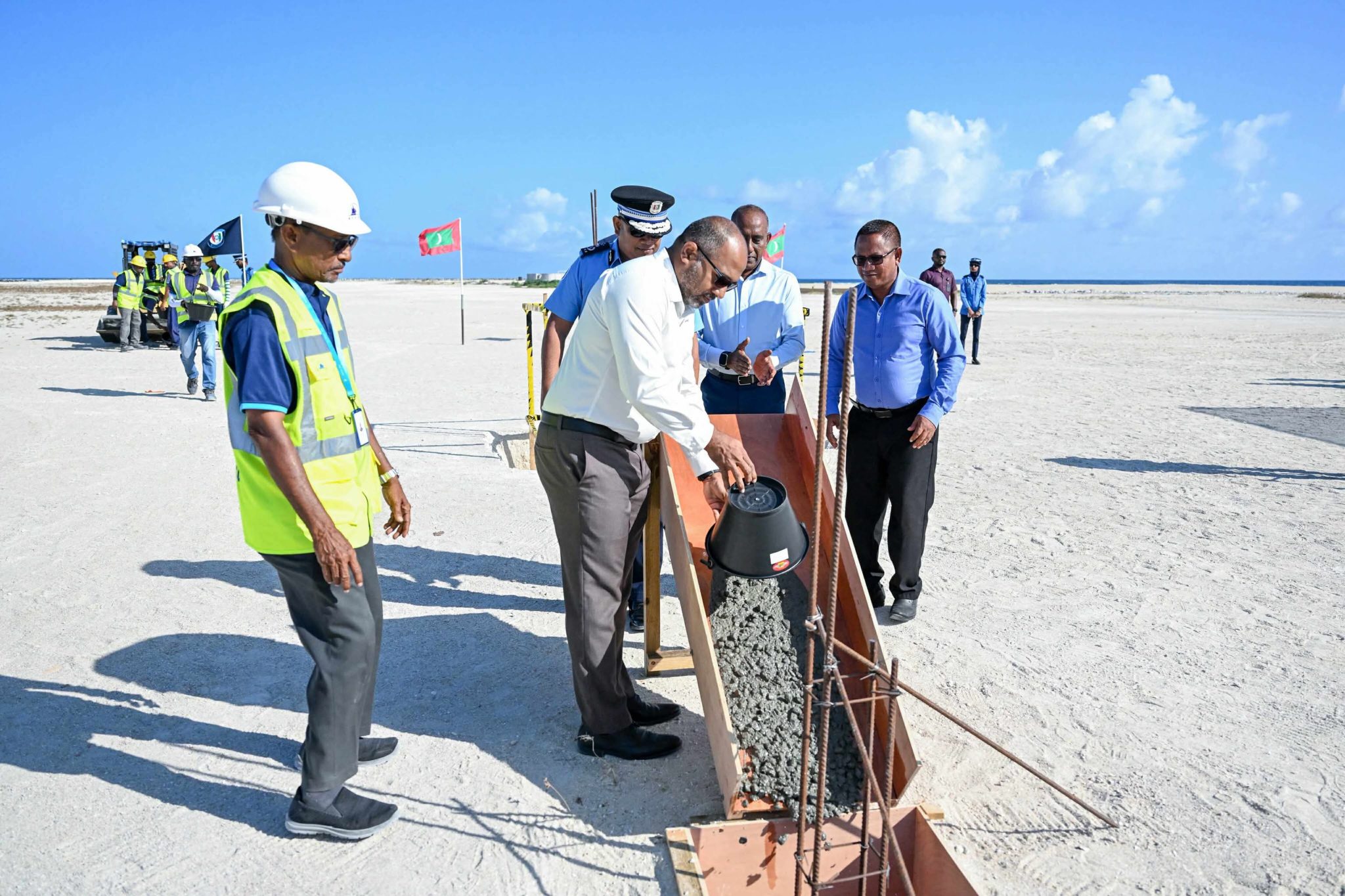 އުކުޅަހުގައި ޕޮލިސް ޕޯސްޓެއް ގާއިމުކުރުމުގެ މަސައްކަތް ރަސްމީކޮށް ފަށައިފި