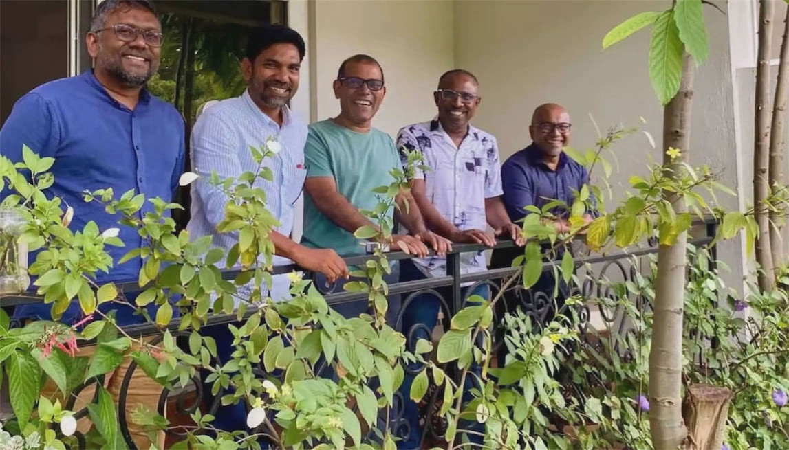 އެމްޑީޕީގެ ލީޑަރުންގެ ޓީމެއް ނަޝީދުއާއި ބައްދަލުކުރަން ގާނާއަށް