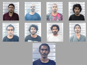 ނިލަންދޫގައި މަސްތުވާތަކެތީގެ ބޮޑު ދެ އޮޕަރޭޝަނެއްގައި 10 މީހުން ހައްޔަރު ކޮށްފި