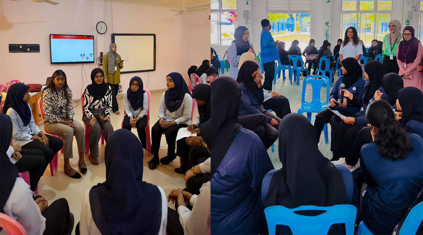 ބީއެމްއެލް އިން ގ.ދ އަދި ގއ. ތައުލީމީ މަރުކަޒުގެ ދަރިވަރުންނަށް އައިސީޓީ ދާއިރާގެ މައުލޫމާތު ސެޝަން ބާއްވައިފި