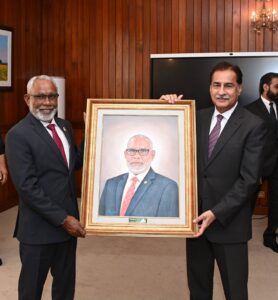 މަޖިލީހުގެ އިމާރާތަކީ ދިވެހިރާއްޖެއާއި ޕާކިސްތާނުގެ ދެމެދުގައި އޮތް ގުޅުމުގެ ނިޝާން: އަބްދުއްރަހީމް