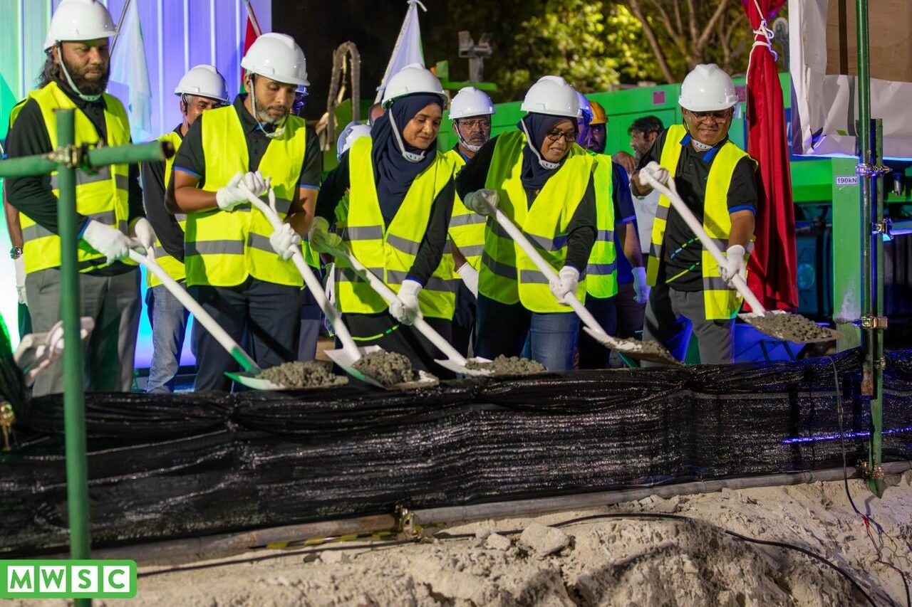 ހުޅުމާލޭގައި 10 ހާސް ޓަނުގެ ފެން ޕްލާންޓްގެ އަމަލީ މަސައްކަތް ފަށައިފި