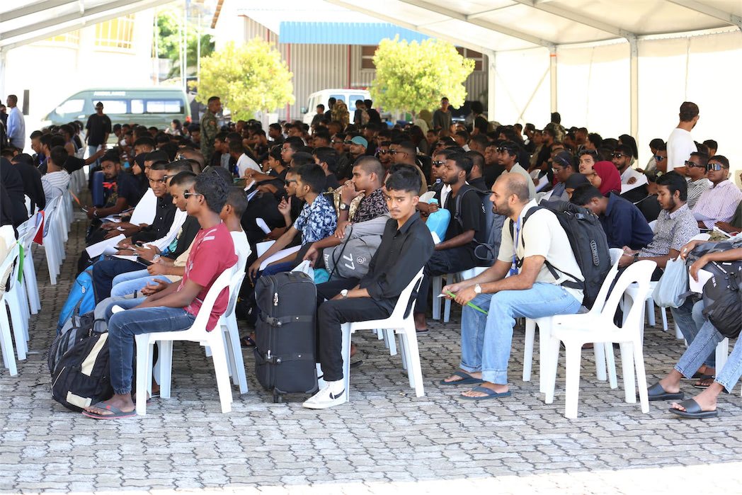 ނޭޝަނަލް ސާވިސް ޕްރޮގްރާމުގެ ފުރަތަމަ ބެޗުގައި 107 ރަށަކުން 343 ޒުވާނުން ބައިވެރިވޭ