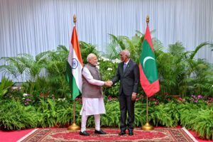 ރާއްޖޭގެ އިގުތިސާދީ ކުރިއެރުމުގައި އިންޑިއާގެ ހިއްސާ ބޮޑުކަން ފާހަގަކުރައްވައި، ޖުމްހޫރީ ދުވަހުގެ ތަހުނިޔާ ރައީސް ފޮނުއްވައިފި