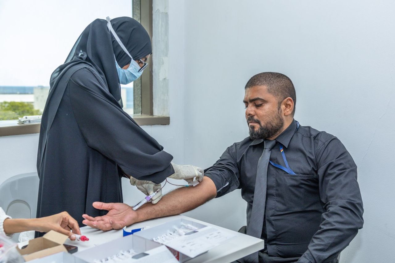 ސްޓެލްކޯގެ މުވައްޒަފުންނަށް ހެލްތޫ ސްކްރީނިން ޕްރޮގްރާމެއް ކުރިއަށް ގެންގޮސްފި