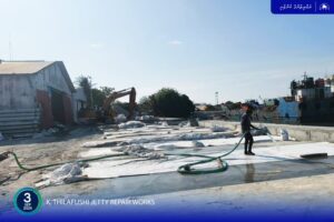 ތިލަފުށީ ބަނދަރު މަރާމާތުގެ މަސައްކަތް 91 ޕަސަންޓް ނިމި، ޓްރާންޝިޕްމަންޓް ބަނދަރުގެ ތައްޔާރީތައް ކުރިއަށް