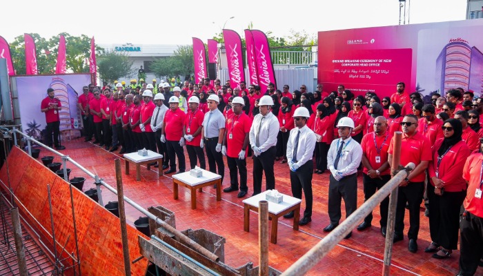 ޤައުމީ އެއާލައިން މޯލްޑިވިއަންގެ 12 ބުރީގެ އައު އޮފީސް އިމާރާތުގެ މަސައްކަތް ފެށިއްޖެ