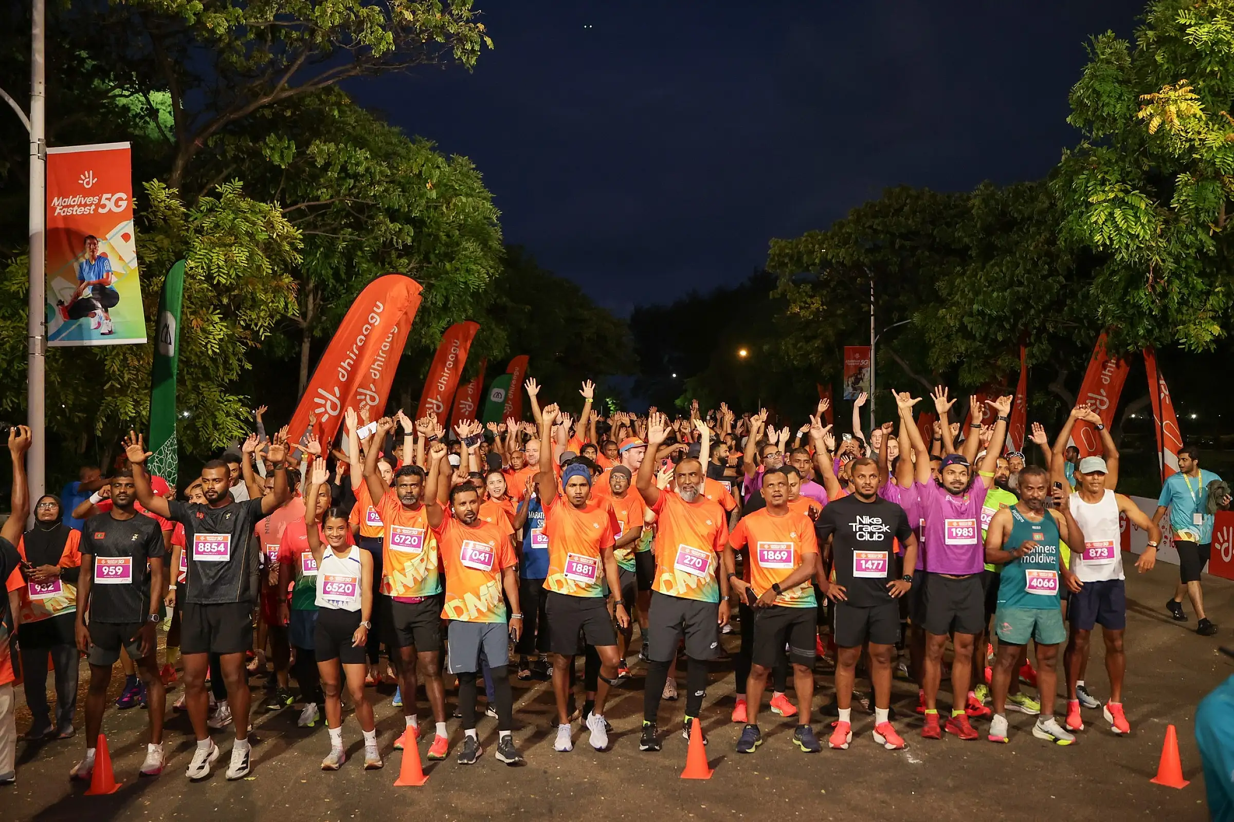 4،500 އަށްވުރެ ގިނަ މީހުން ދިރާގު ރޯޑް ރޭސްގައި ބައިވެރި ވެއްޖެ