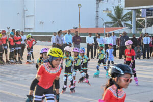 ސްކޭޓް އެރީނާގެ ސަބަބުން، ސްކޭޓް ކުޅިވަރުން ދުނިޔޭގެ ފެންވަރުގައި ކުރިއަށްދިޔުމަށް ޒުވާނުންނަށް ފުރުޞަތު ފަހިވާނެ: ރައީސް