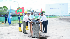 މިލަންދޫގައި އިމާރާތް ކުރާ ހޮސްޕިޓަލުގެ ޢަމަލީ މަސައްކަތް ފަށައިފި
