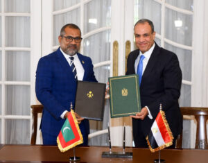 ރާއްޖެއާއި މިޞްރާ ދެމެދު ސިޔާސީ ދާއިރާގައި އެއްބާރުލުން ދިނުމުގެ އެއްބަސްވުމެއްގައި ސޮއިކޮށްފި