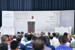 ކާށިދޫގެ ތަރައްޤީގައި ޙަޤީޤީ ކުލަޖައްސައިދޭނަން: ރައީސް