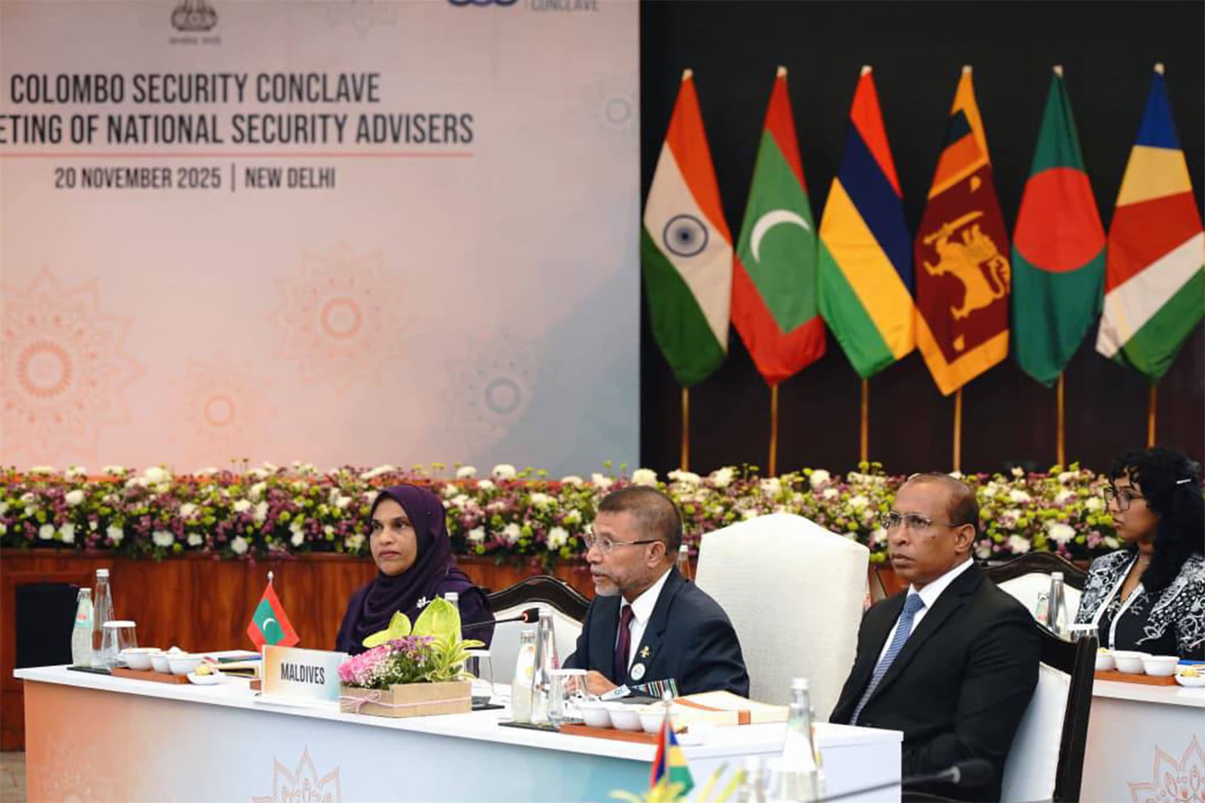 ކޮލަންބޯ ސެކިއުރީޓީ ކޮންކްލޭވްގެ 7 ވަނަ ނޭޝަނަލް ސެކިއުރިޓީ އެޑްވައިޒަރުންގެ ބައްދަލުވުން ބާއްވައިފި