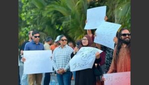 ފުވައްމުލަކު ފެނުގެ މައްސަލަ ރަގަޅު ނުވެ، ފެން ޕްލާންޓު ދޮށުގައި މުޒާހިރާ ކޮށްފި