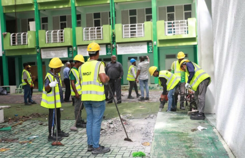 ކުރީގެ އަރަބިއްޔާ އިމާރާތް ތަޅާލުމުގެ މަސައްކަތް ފަށައިފި