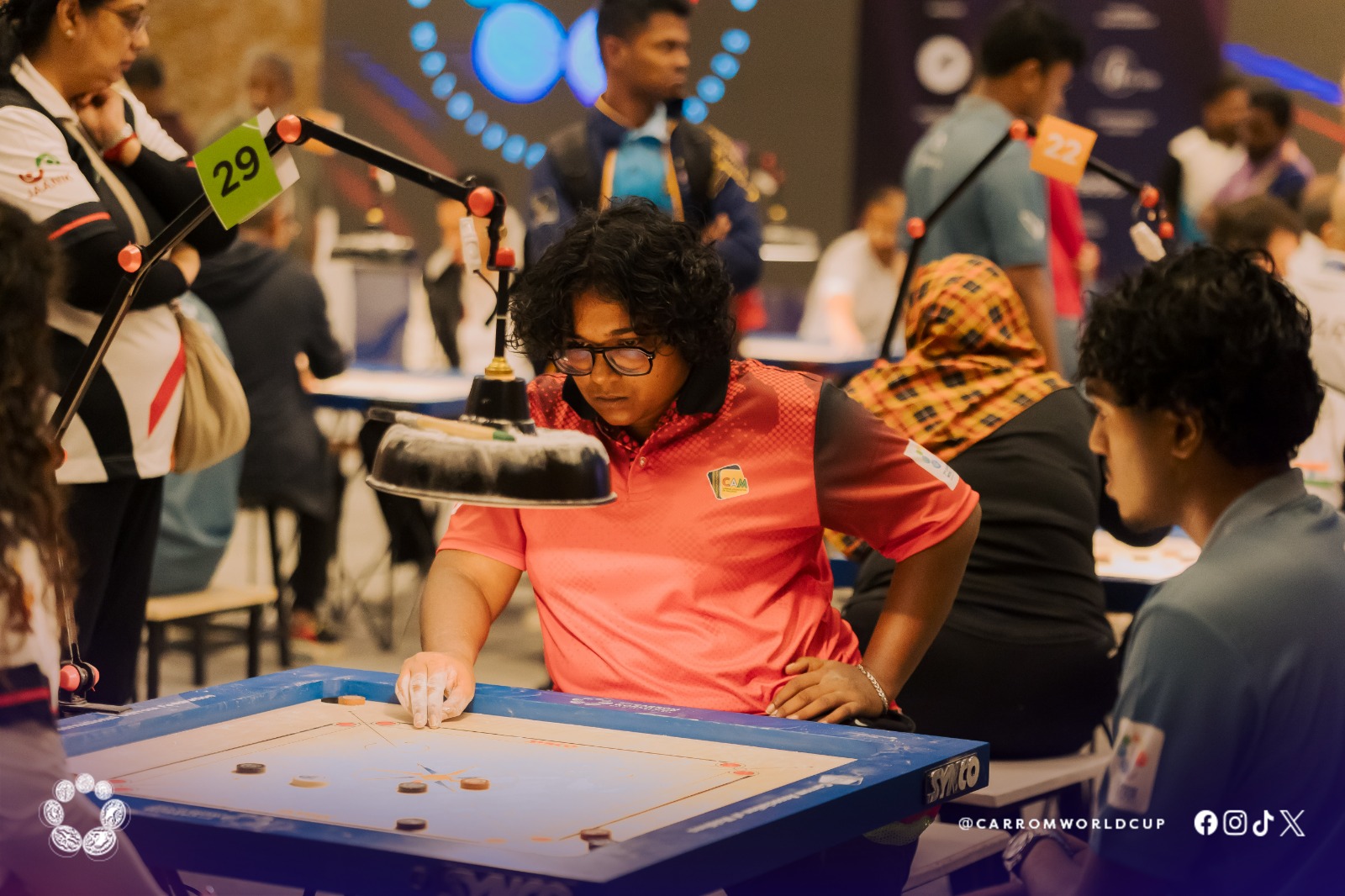 ކެރަމް ވޯލްޑް ކަޕްގެ އަންހެނުންގެ ޓީމް އިވެންޓުން ރާއްޖެ ސެމީއަށް