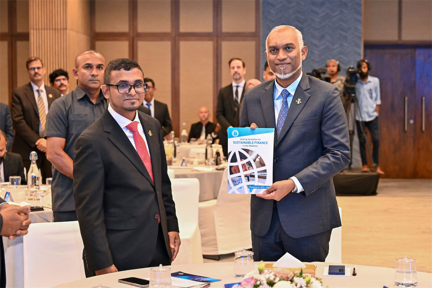 މާލީ ދާއިރާ ތަރައްޤީ ކުރުމުގެ ހަރަކާތްތައް ރައީސް އިފްތިތާޙު ކޮށްދެއްވައިފި