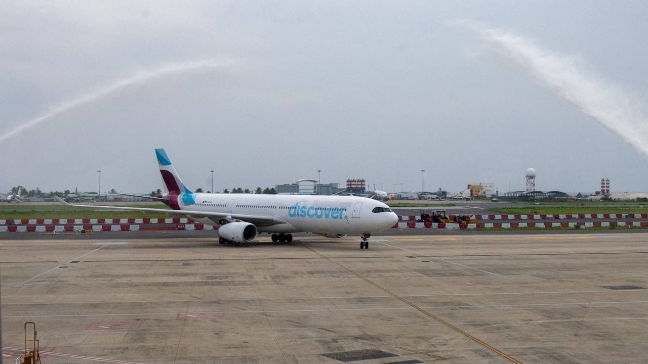 ވީއައިއޭގެ އާ ޓާމިނަލުން ޑިސްކަވާ އެއާލައިންސްއަށް ހިދުމަތް ދޭން ފަށައިފި