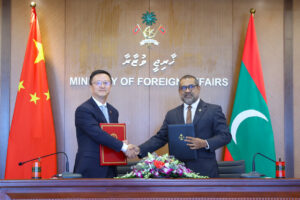 ޗައިނާއިން ރާއްޖެއަށް 1.3 ބިލިއަން ރުފިޔާގެ ހިލޭ އެހީ ދީފި