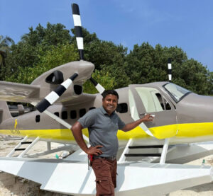 ދިވެހި ފަންނާނަކު ހަދާފައިވާ ސީޕްލޭން މީސްމީޑިއާގައި ވައިރަލް ވެއްޖެ