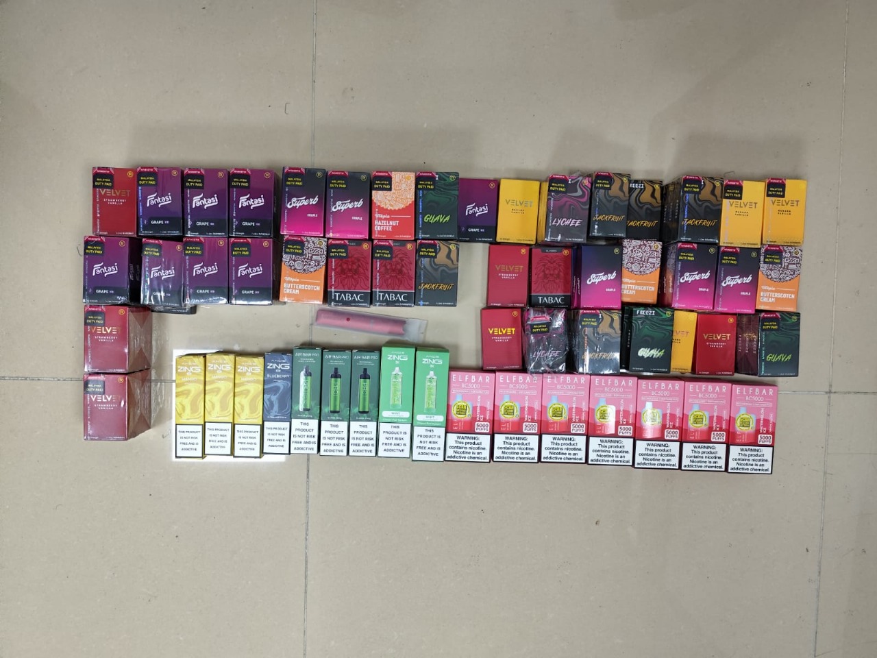 ފުލުހުން ހިންގި އޮޕަރޭޝަންގައި ގިނަ އަދަދެއްގެ ވޭޕް ހޯދައިފި