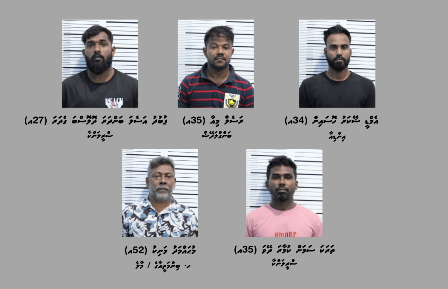 ހުޅުމާލޭގައި ގަވާއިދާ ހިލާފަށް ބަނގުރާ ވިއްކި 5 މީހަކު ހައްޔަރު