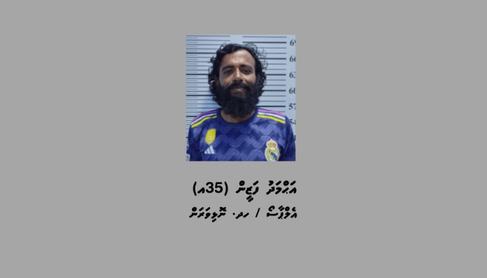 ކުޅުދުއްފުށިން މަސްތުވާތަކެއްޗާއެކު ހައްޔަރުކުރި މީހާގެ ބަންދަށް 7 ދުވަސް ޖަހައިފި