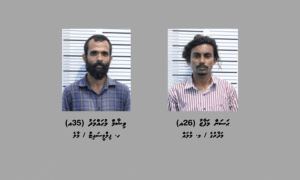 މުދަލުގެ ތެރޭގައި ފޮރުވައިގެން އެތެރެކުރި 36 ކިލޯގެ ޑްރަގް މައްސަލައިގައި ދެ މީހަކު ހައްޔަރަށް