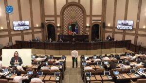 ޤާނޫނުއަސާސީ ހިއްޕަވައިގެން ރިޔާސަތުގެ ކުރިމަތީގައި އިހުތިޖާޖު ކުރެއްވުމުން މެންބަރު މައުރޫފް މަޖިލީހުން ނެރެފި