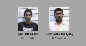 ކަނޑުމަގުން ހަ ކިލޯގެ މަސްތުވާތަކެތި އެތެރެކުރި ދެ މީހަކު ހައްޔަރުކޮށް ބަންދުކޮށްފި