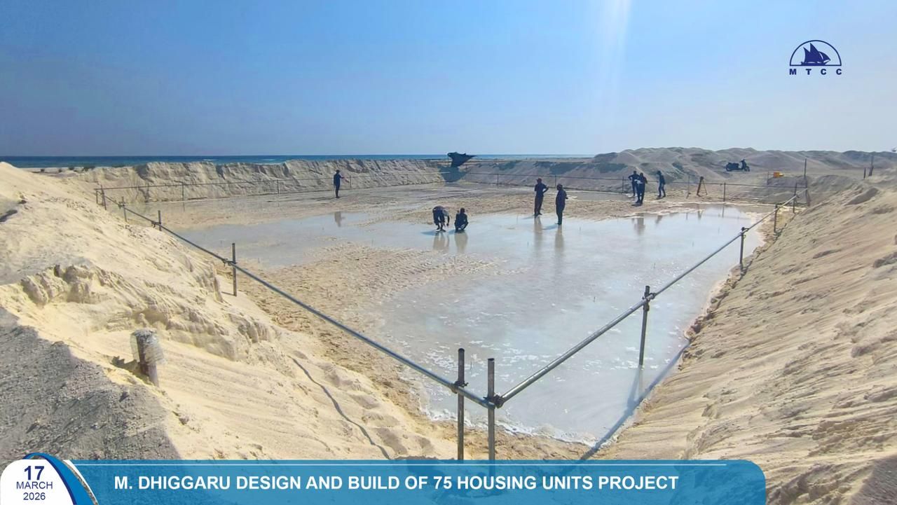 މ. ދިއްގަރުގައި ތަރައްޤީކުރާ 75 ހައުސިންގ ޔުނިޓުގެ އަމަލީ މަސައްކަތް ފަށައިފި