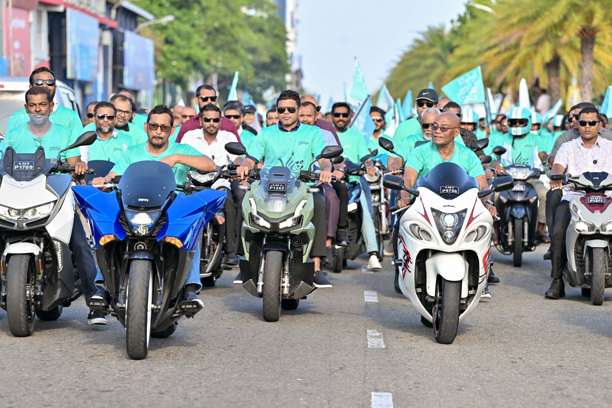 ކައުންސިލް އިންތިޚާބަށް ކެމްޕެއިން ކުރުމަށް ޕީއެންސީން ބޭއްވި ސައިކަލު ބުރަށް ބޮޑު ތަރުހީބެއް