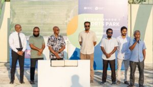 ހުޅުމާލޭ ފޭސް އެކެއްގައި ގާއިމްކުރާ އާ ސްޕޯޓްސް ޕާކުގެ އަމަލީ މަސައްކަތް ފަށައިފި