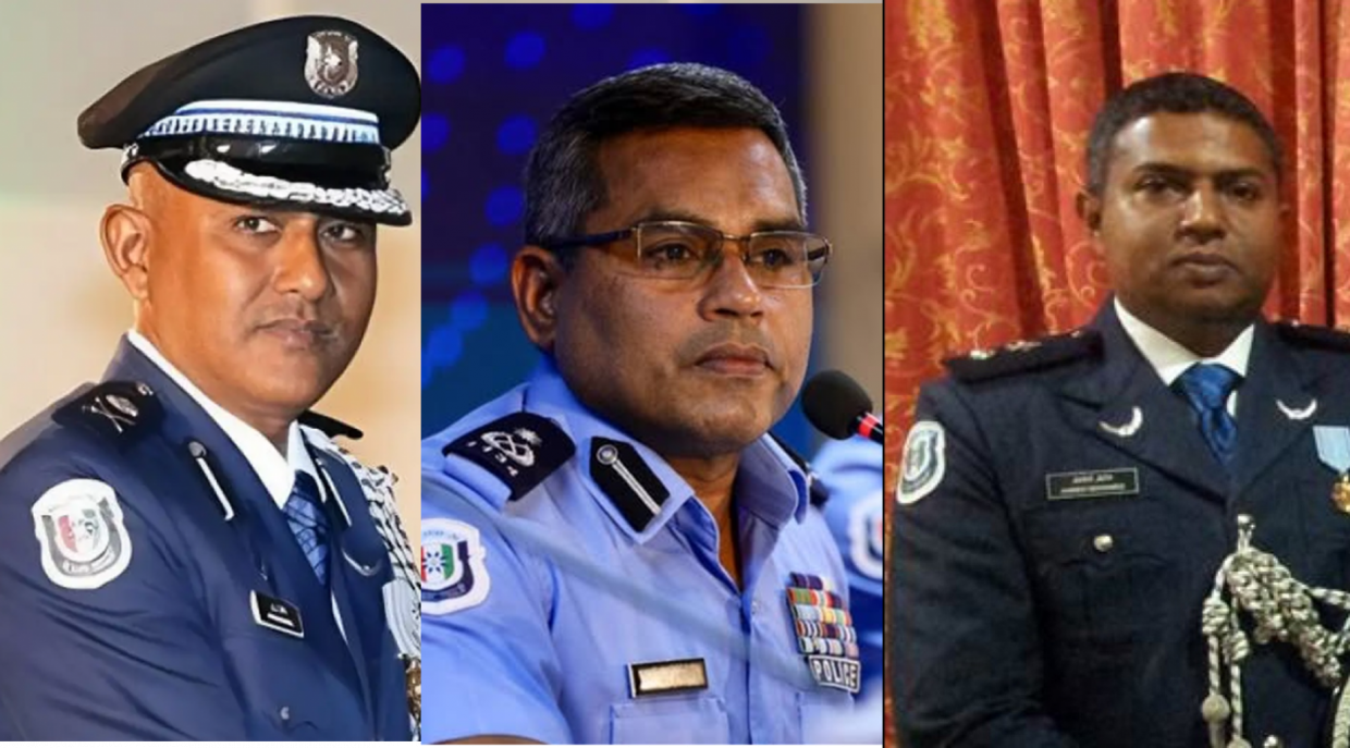 ކޮމިޝަނާ އޮފް ޕޮލިސްގެ މަގާމަށް ތިން ބޭފުޅަކު ކުރިމަތިލައްވައިފި