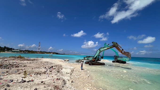 ފ. ނިލަންދޫގައި ތަރައްޤީކުރާ މަސް ކާރުޚާނާގެ ޢަމަލީ މަސައްކަތް ފަށައިފި