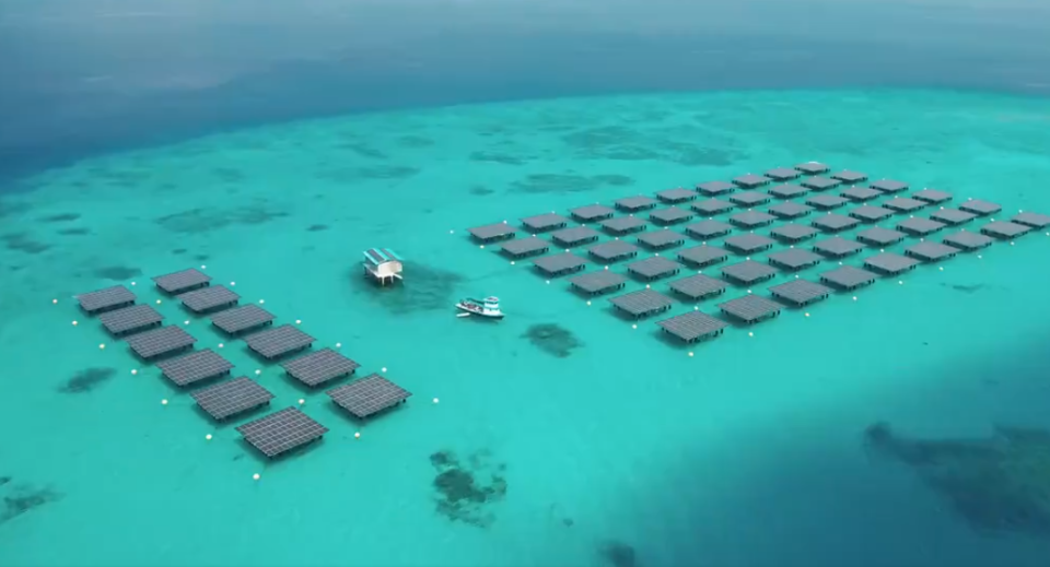 ޝެވަލް ބްލާންކް ރަންދެލީގައި ރާއްޖޭގެ އެންމެ ބޮޑު ފްލޯޓިން ސޯލާ ސިސްޓަމް ގާއިމުކޮށްފި