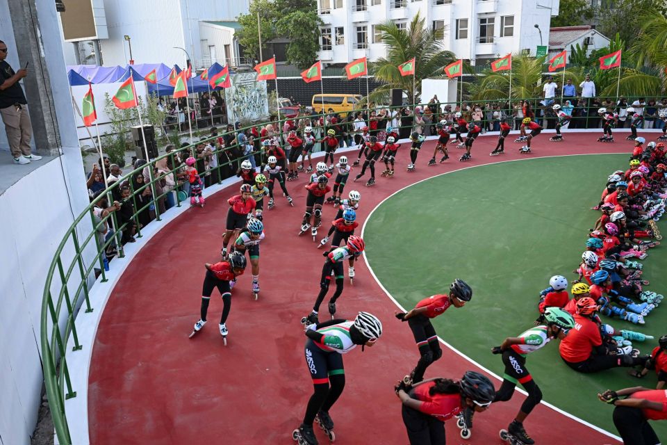 މާލޭ އުސްފަސްގަނޑުގައި ތަރައްގީކުރި ސްކޭޓް ޕާކް ރައީސް ހުޅުއްވައިދެއްވައިފި