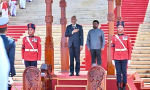 ރައީސުލްޖުމްހޫރިއްޔާއަށް ސްރީލަންކާއިން ރަސްމީކޮށް މަރުޙަބާ ދަންނަވައިފި