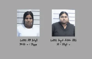 1.5 ކިލޯގެ މަސްތުވާތަކެތީގެ މައްސަލައިގައި ހިމެނޭ ރޫނާ އާއި އަލްޔާގެ ބަންދަށް އިތުރު 30 ދުވަސް