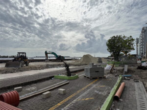 ބޭރުމަގުގައި ތާރުއެޅުމުގެ މަސައްކަތަށް މިރޭ ދަންވަރު މަގު ބަންދުކުރަނީ