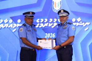 މާލެ ސަރަޙައްދުގައި ހަރަކާތްތެރިވާ 84 ފުލުހަކަށް ޝަރަފުގެ ނިޝާން އަރުވައިފި