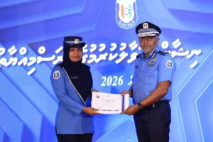 މާލެ ސަރަހައްދުގެ 84 ފުލުހަކަށް ޝަރަފުގެ ނިޝާން ދީ، އެއްބައިވަންތަކަން ދެމެހެއްޓުމަށް ސީޕީ ގޮވާލައްވައިފި
