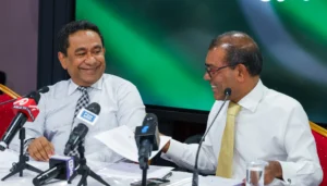 ޔާމީންގެ ފާޑުކިޔުން ނަޝީދާއި އެމްޑީޕީއަށް: "މިއަދު މުންޑު އަނދެގެން ގޭގައި އޮތީ ކާކު؟"