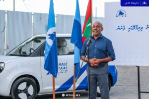 ވިލިމާލޭގައި އެމްޓީސީސީގެ އީވީ ޓެކްސީ ޚިދުމަތް ރަސްމީކޮށް ފަށައިފި