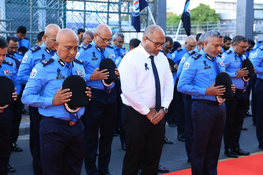 ޝަހީދުވީ ފުލުހުންގެ ޒިކުރާ އާކޮށް، 'ޕޮލިސް މެމޯރިއަލް ޑޭ' ގެ މައި ރަސްމިއްޔާތު ބާއްވައިފި