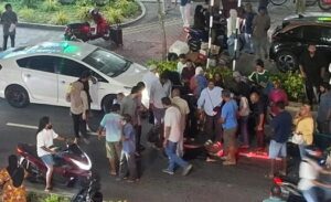ހުޅުމާލެ ފޭސް ދޭއްގައި ކާރަކާއި ސައިކަލެއް ޖެހި ދެ މީހަކަށް އަނިޔާ ވެއްޖެ
