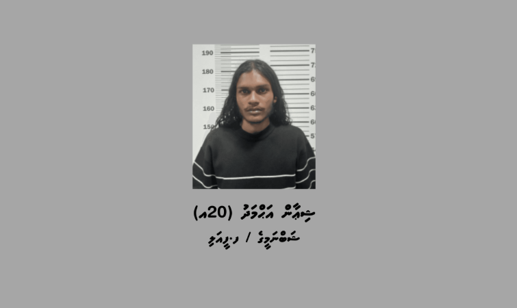 ހުޅުމާލެ ހިޔާ ސަރަހައްދުން 24 ގުރާމުގެ ޑްރަގާއެކު 20 އަހަރުގެ ޒުވާނަކު ހައްޔަރުކޮށްފި
