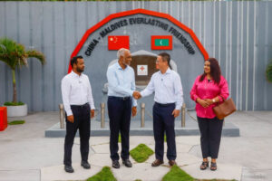 ސިނަމާލެ ބްރިޖަކީ ދިވެހީންނާއި ޗައިނާ ގުޅުވައިދޭ އެއްބައިވަންތަކަމުގެ ރަމްޒެއް: ރައީސް