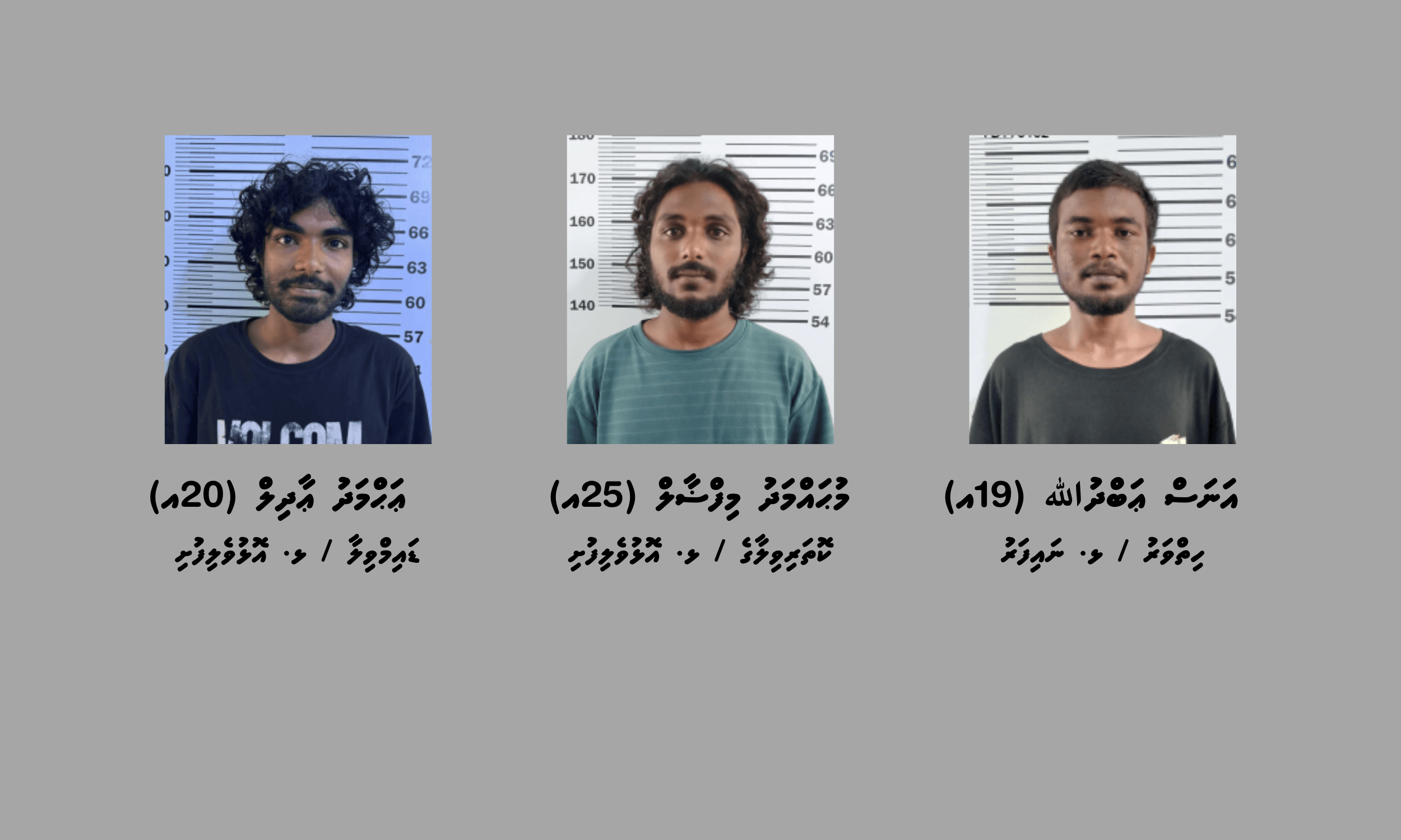 މަސްތުވާތަކެތީގެ މައްސަލައެއްގައި ޅ. އަތޮޅުގެ ތިން ޒުވާނަކު ބަންދަށް